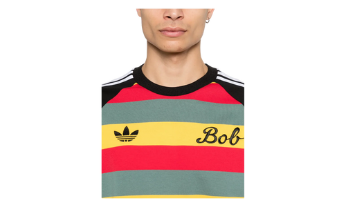 Striped SS Tee "Bob Marley" JY5212