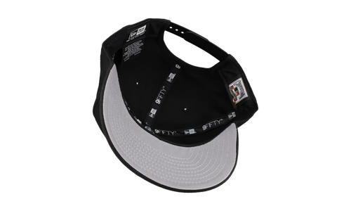 9FIFTY New York Mets 40th Anniversary A Frame Snapback Hat "Black" NE194