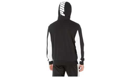 Rebel Hooded Track Jacket "Cotton Black" 854200 01