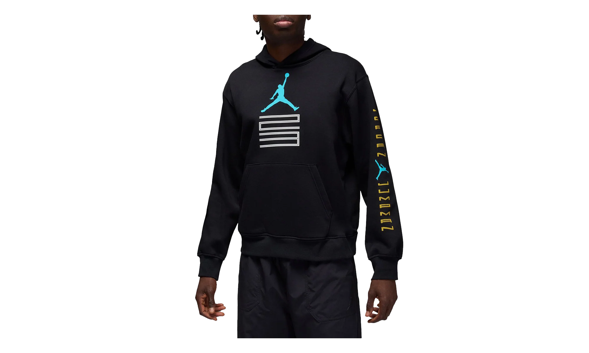 Jordan AJ11 Gamma Fleece Pullover Hoodie "Black" IQ6970 010