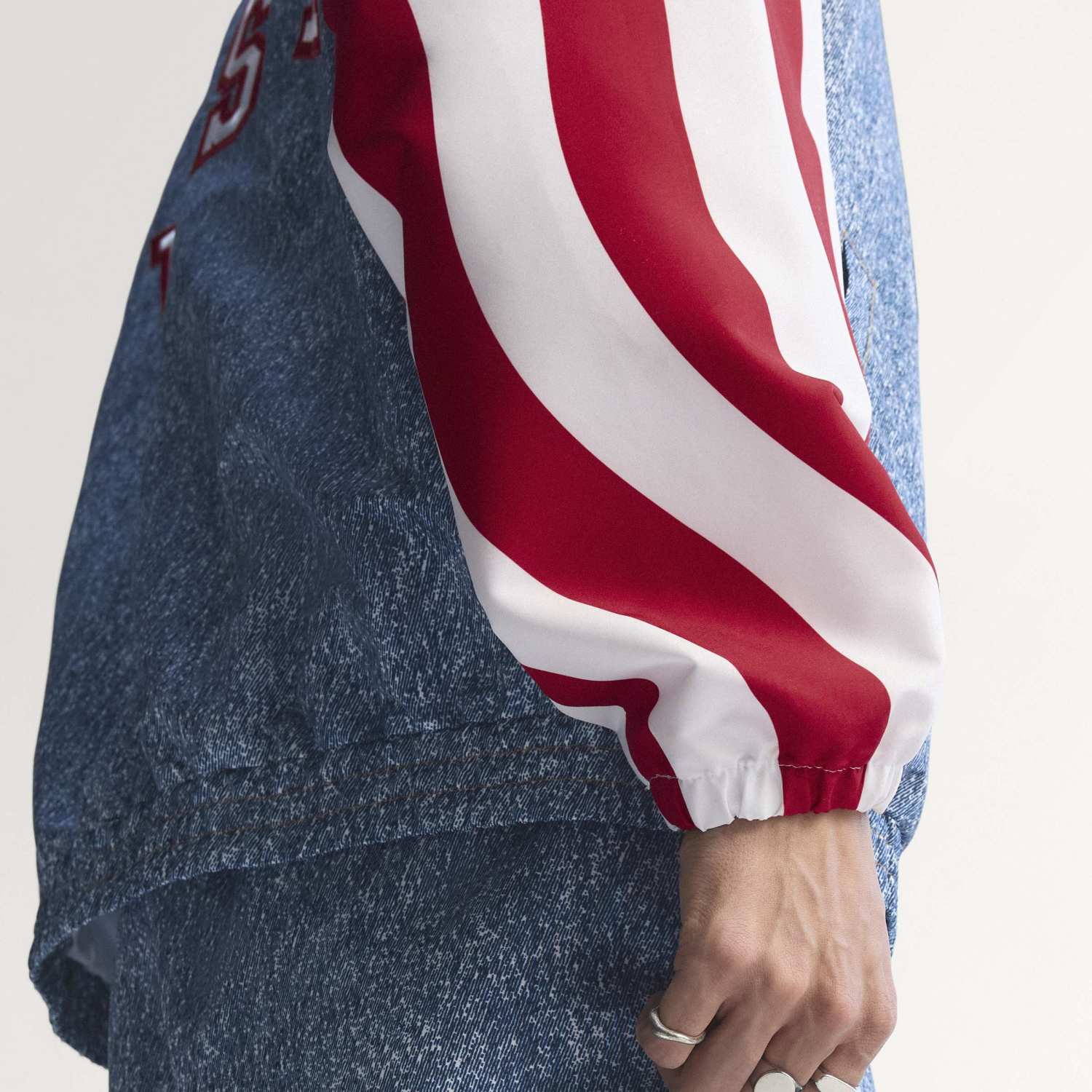 USA 94 Denim Bringback Track Top -Mens
