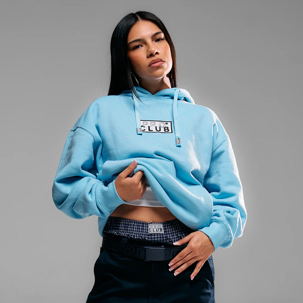 Embroidered Box Logo Hoody - Mens