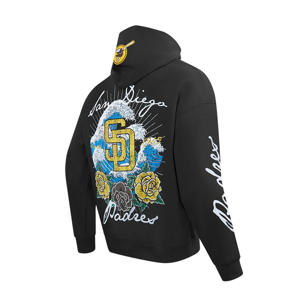 San Diego Padres Wave & Roses Hoodie -Mens