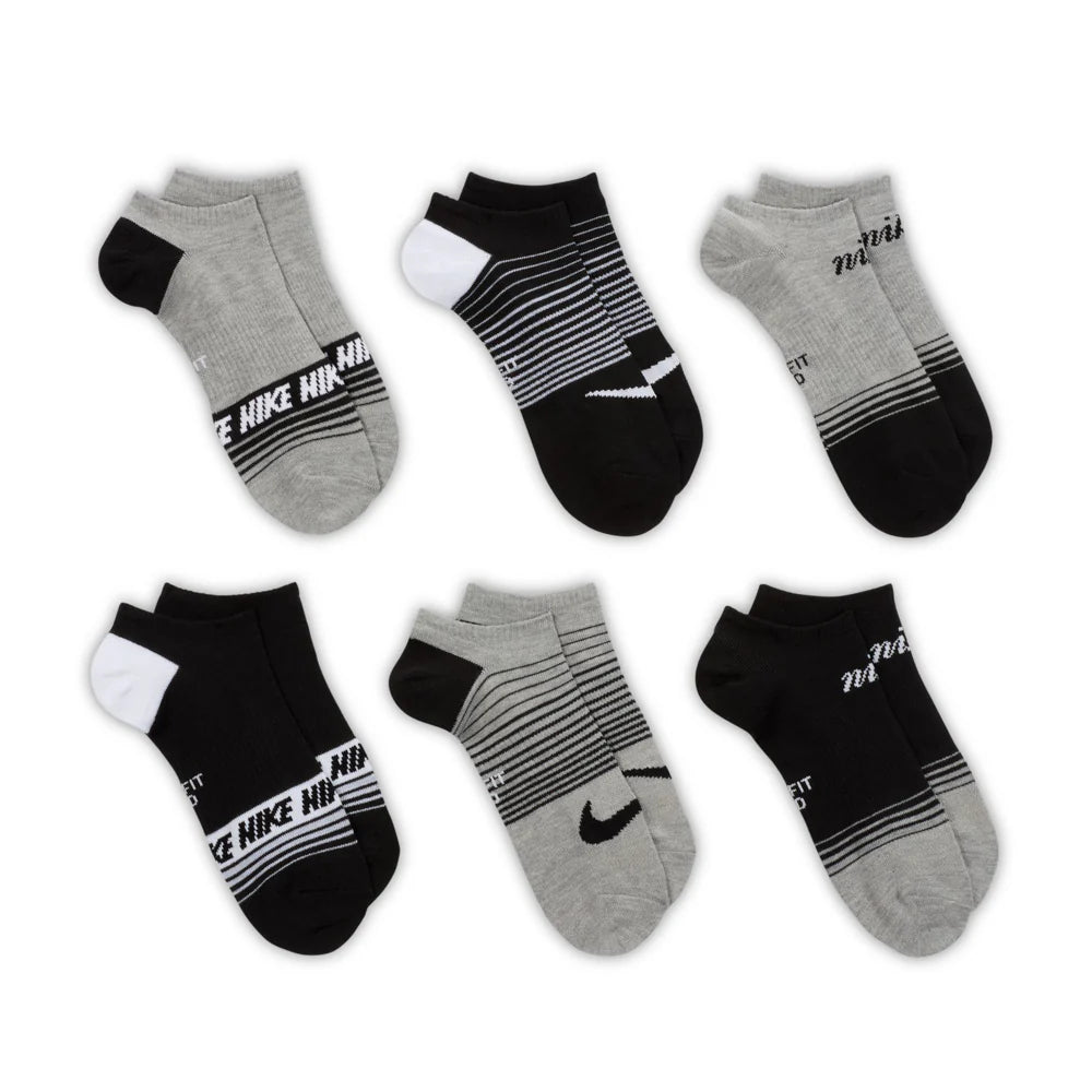 6 Pack Unisex Everyday Lightweight WGFX No Show