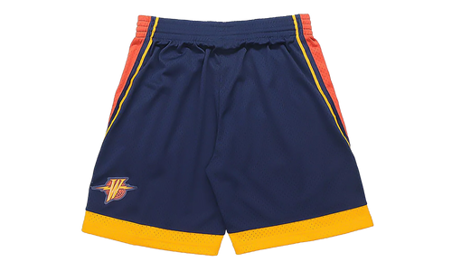 NBA Swingman Road Shorts "2009-10 Golden State Warriors - Navy" SMSHGS18232 GSWNAVY09