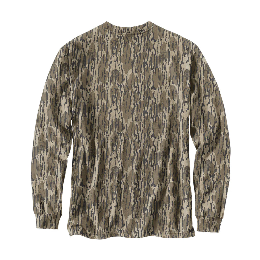 Loose Fit LS Camo Print Tee -Mens
