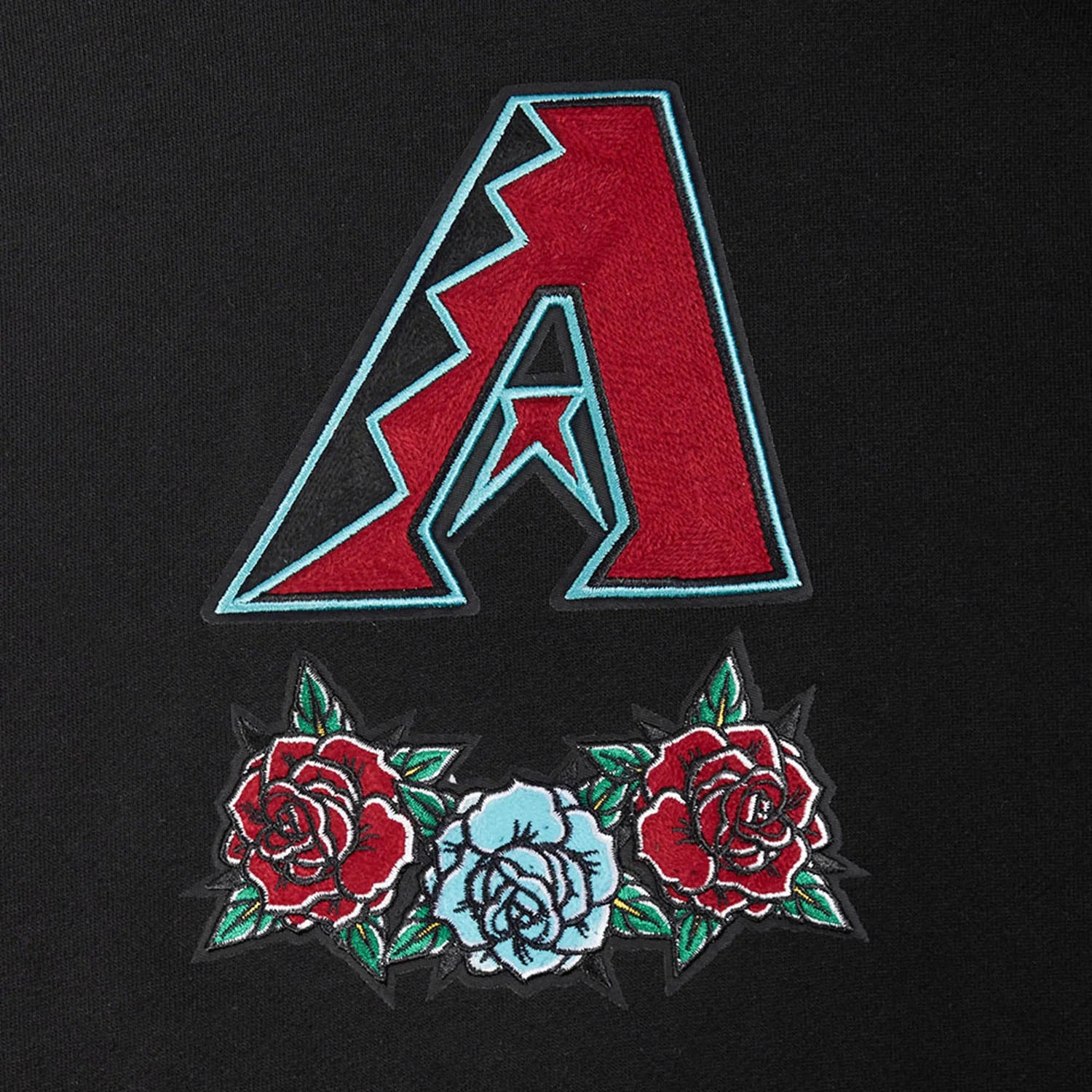 Arizona Diamondbacks Wave & Roses Hoodie -Mens