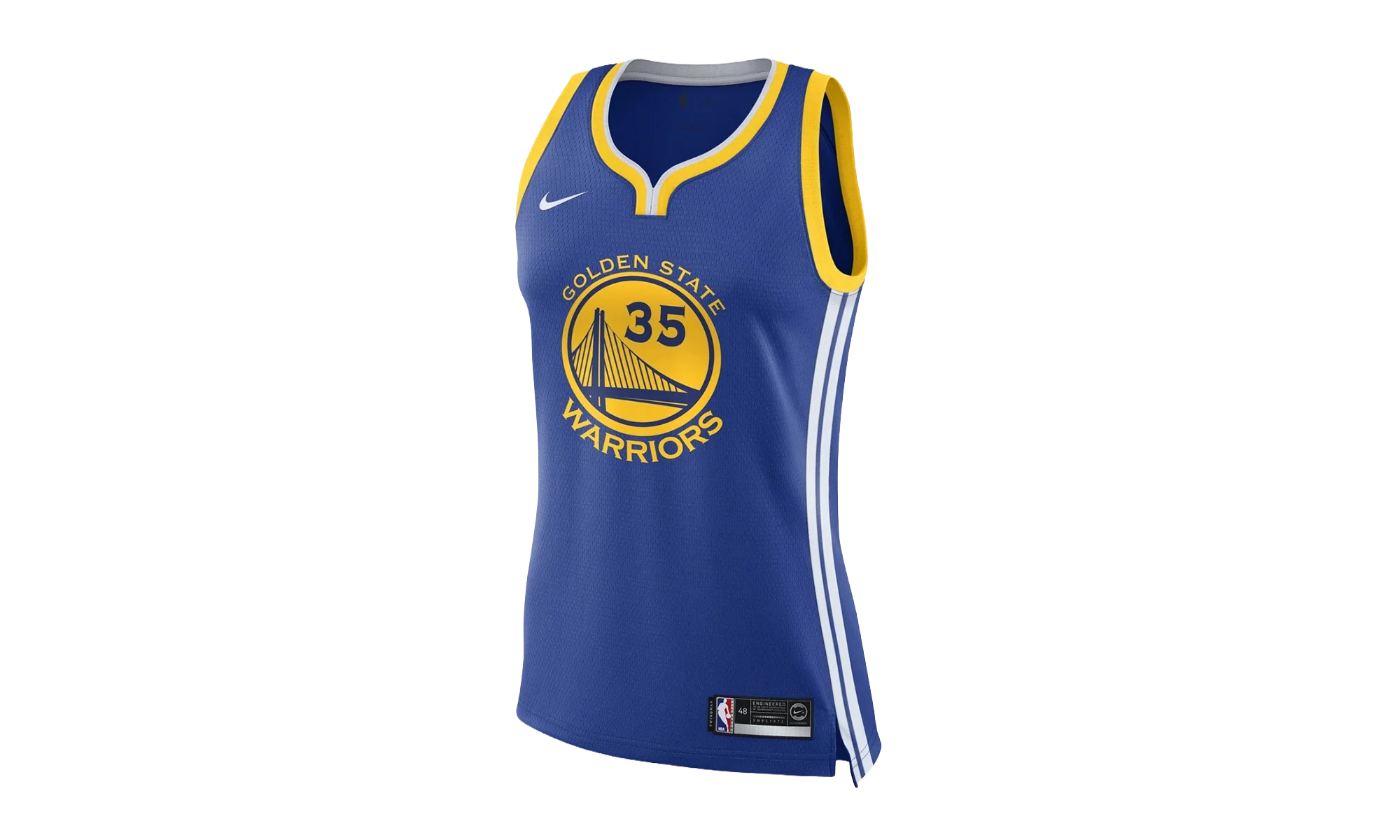 NBA GS Warriors Away Icon Swingman Jersey WMNS "Durant" 867034 496