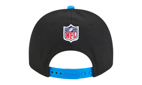 9FIFTY Detroit Lions NFL A Frame Snapback Hat "Black / Blue" NE105