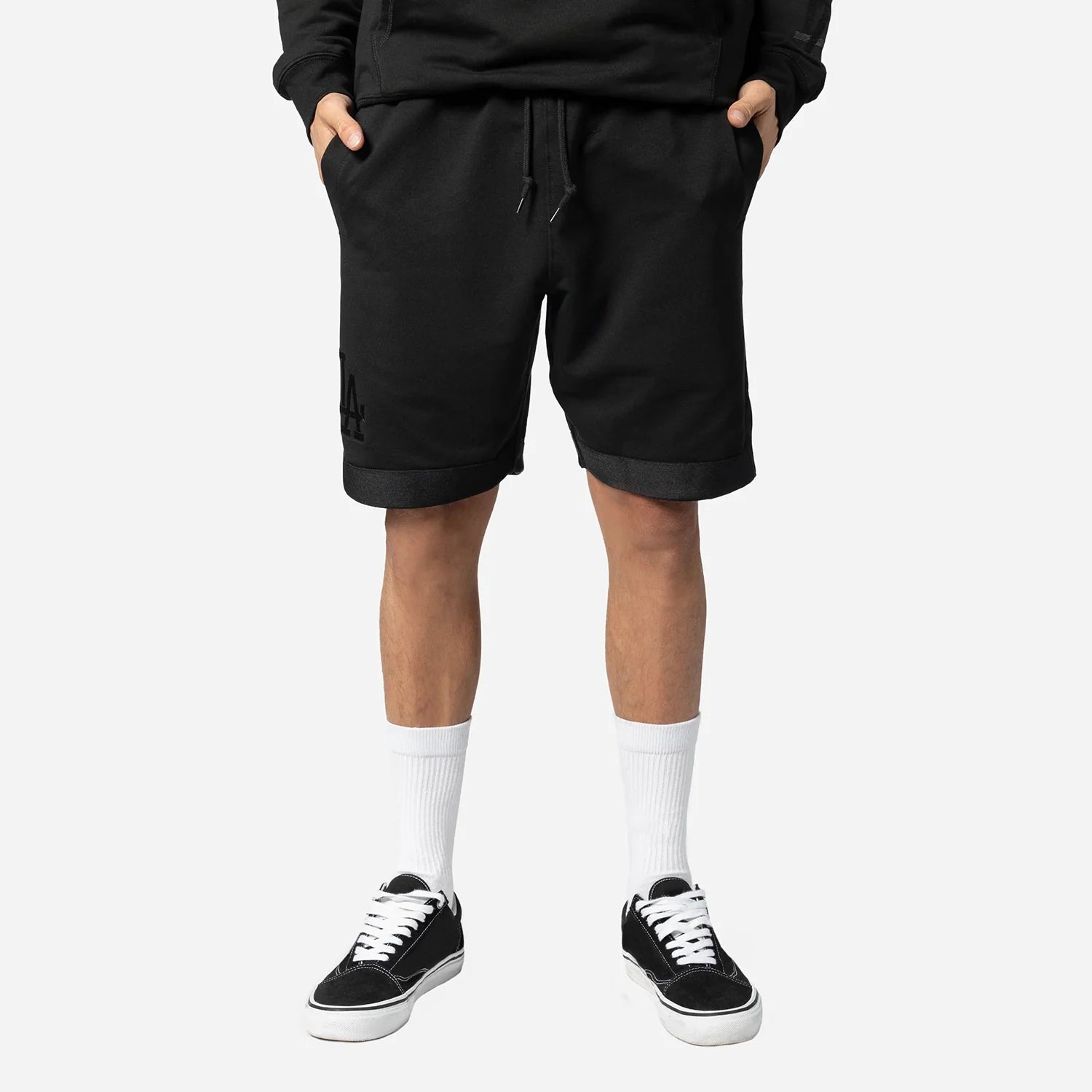 Dodgers Triple Black Shorts - Mens