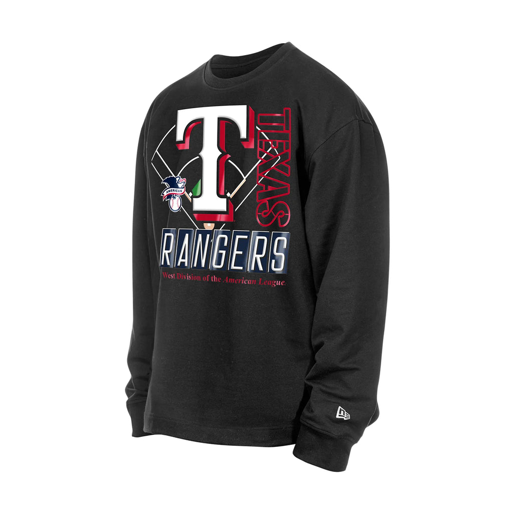 Texas Rangers Graphic LS Crew -Mens
