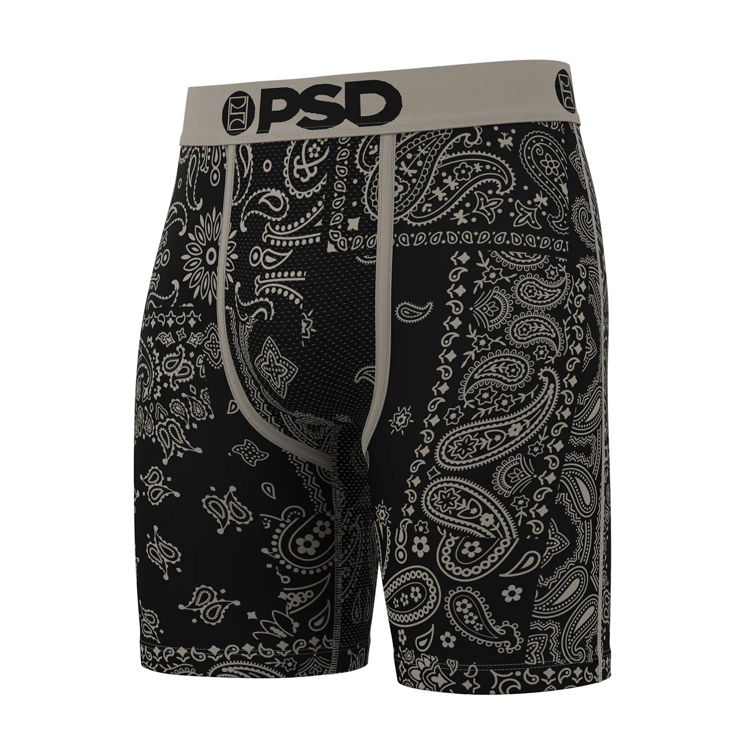 Khaki Paisley - Mens