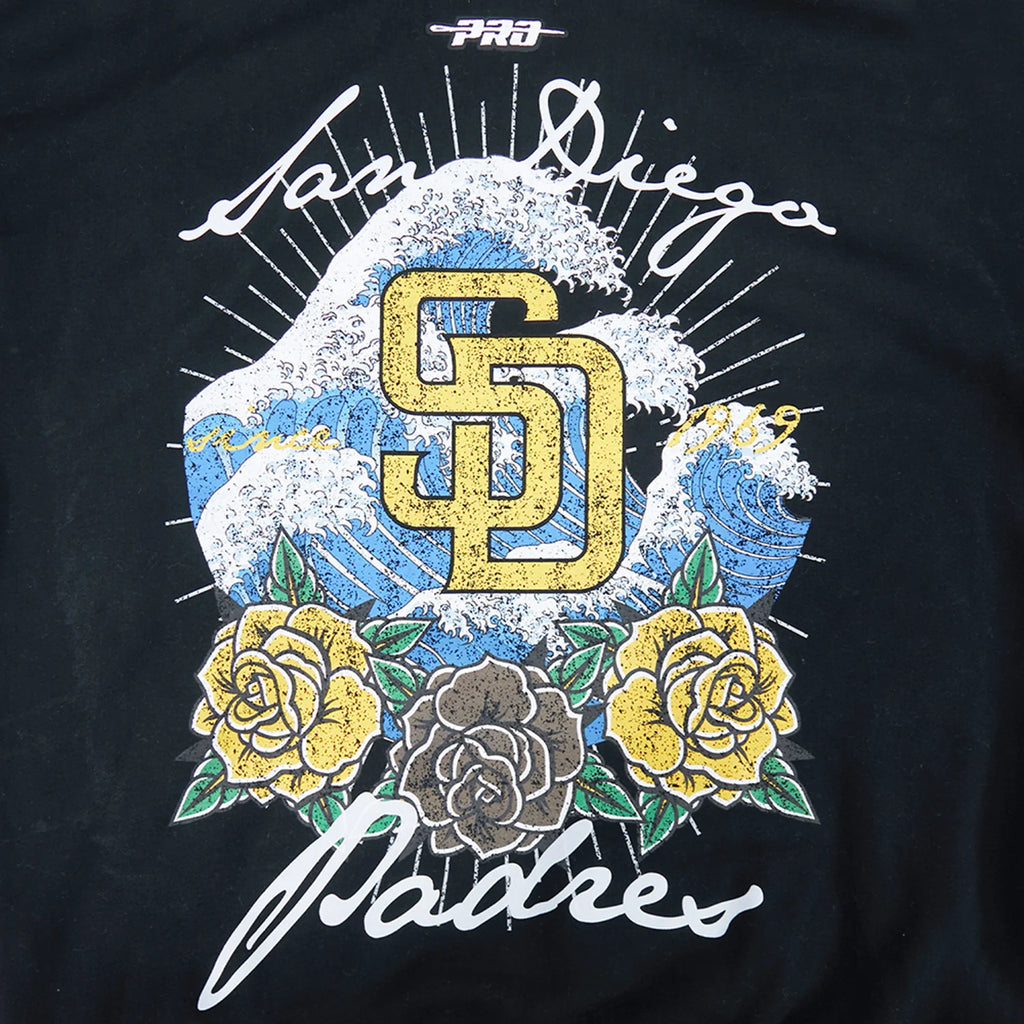 San Diego Padres Wave & Roses Hoodie -Mens