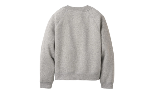 Logo Crewneck Sweatshirt WMNS "Grey Heather" 1171477 GRHE