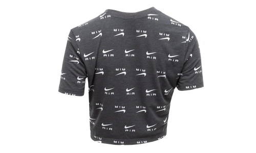 Air Slim-fit Printed Crop T-shirt WMNS "Black / White" DZ3751 010