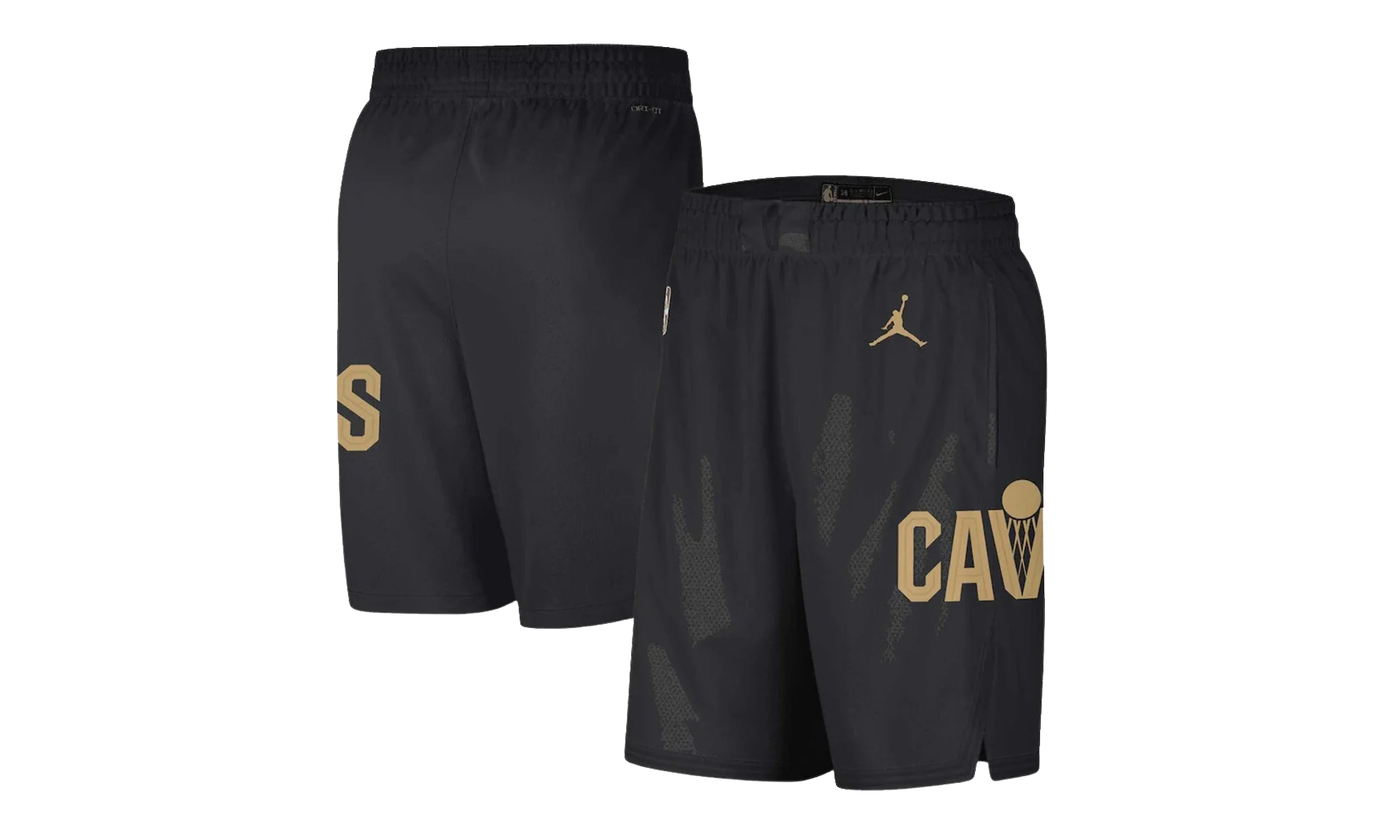 NBA Jordan Cavs Basketball Shorts "Black" CV9556 010