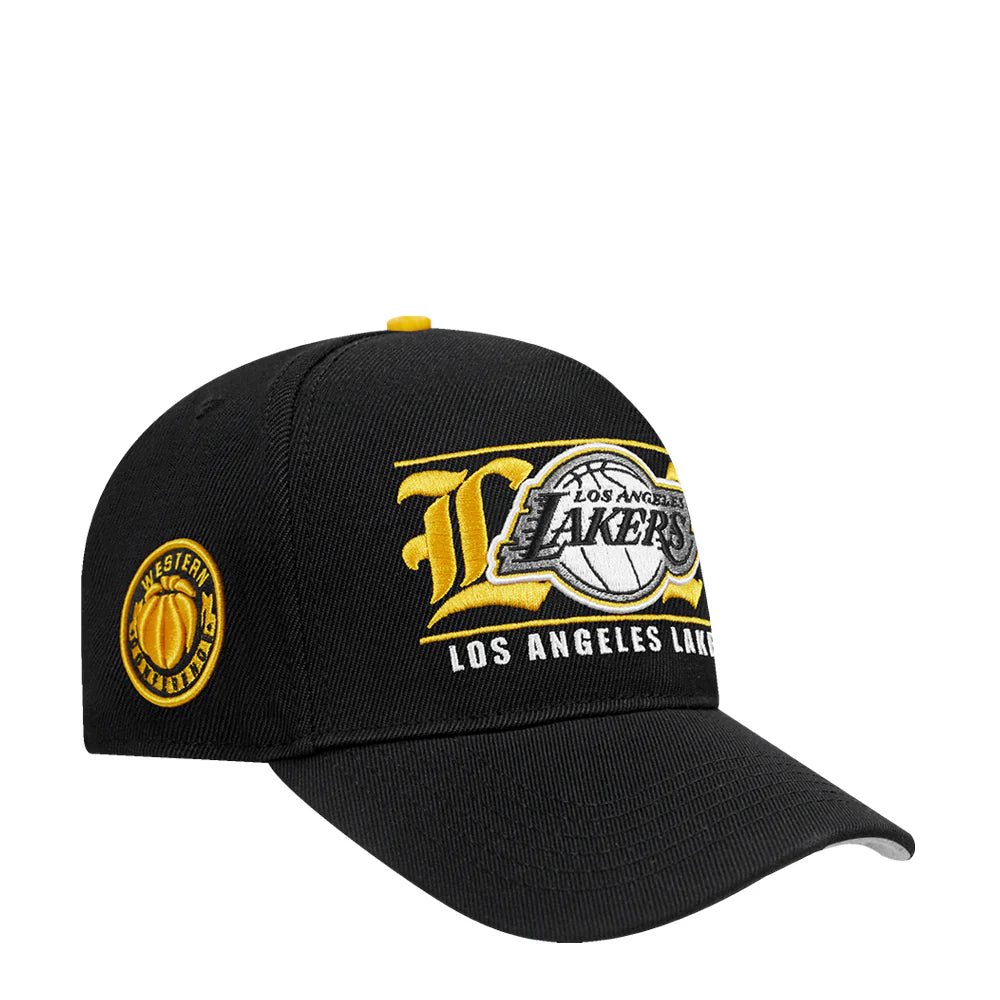 Lakers Loyalty Triple Front Pinch Front Snapback