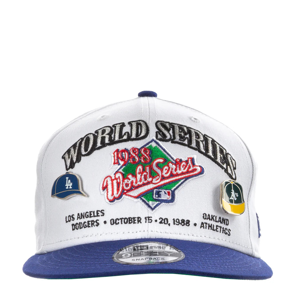 Dodgers vs Athletics 1988 World Series Championship Pin 2-Tone 950