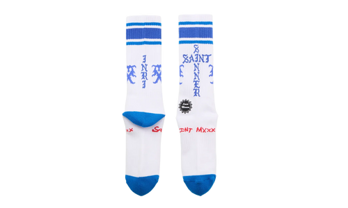 Sinner Sock "White / Blue" SM HR1 0000 109