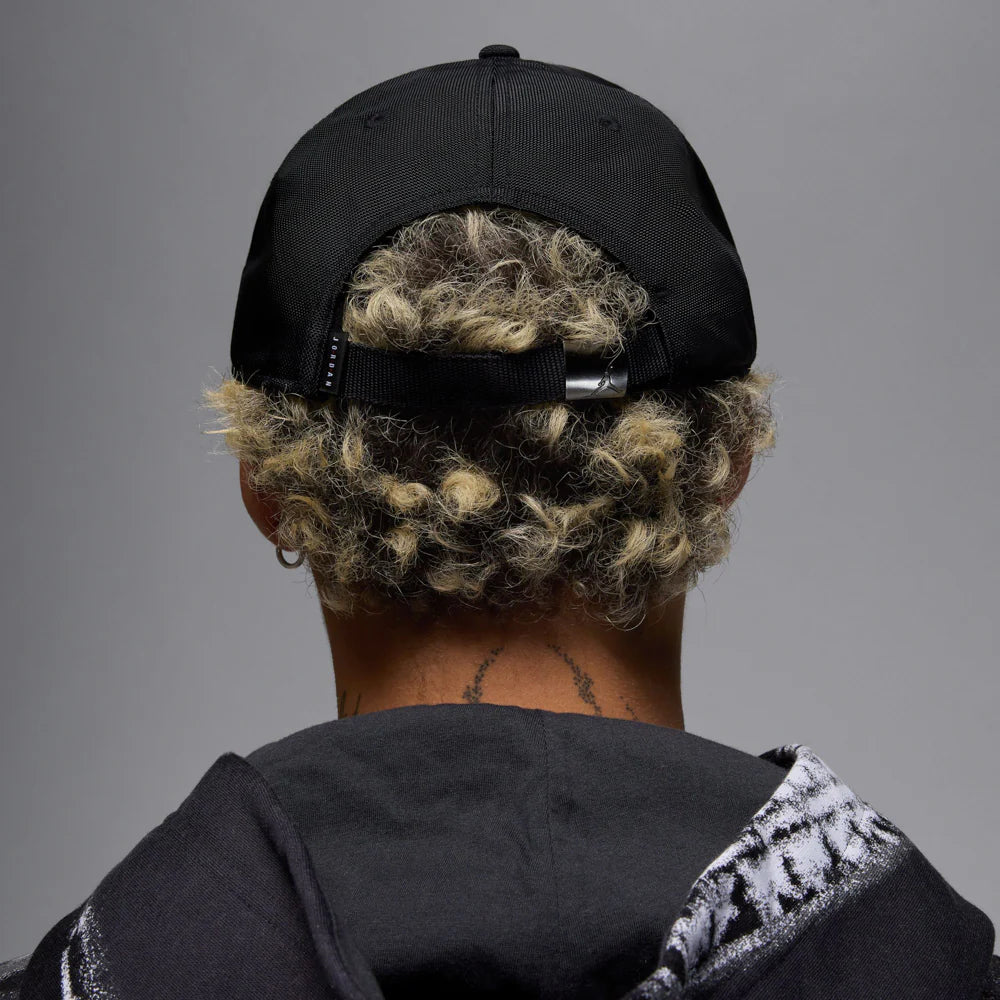 Jordan Rise Cap Structured Curved Bill Metal Jumpman Strapback