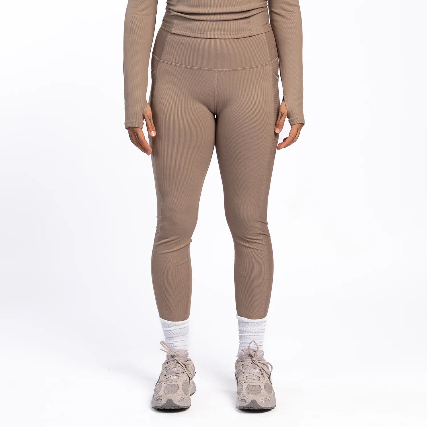 Power Ribbed Legging - Womens