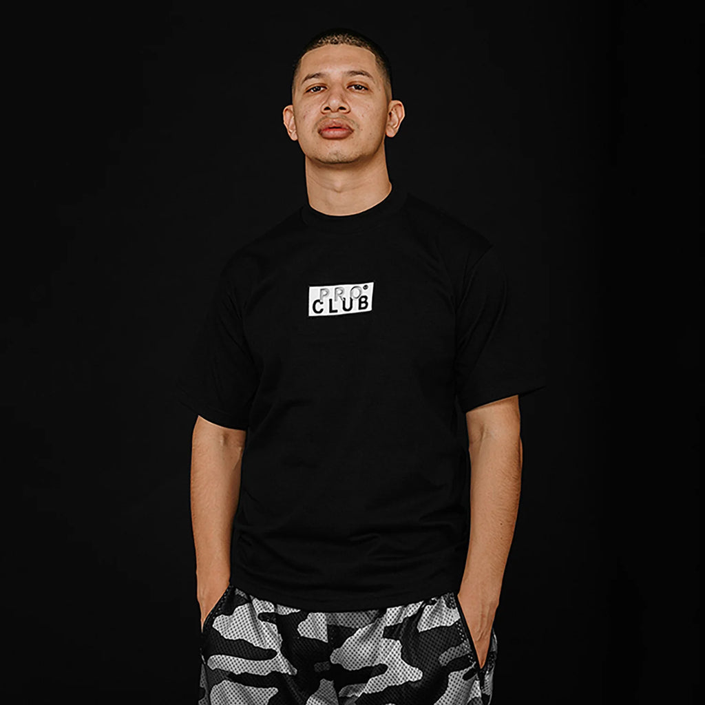 Heavyweight Embroidered Box Logo Tee - Mens