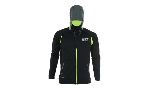 Hyper Elite City Hoodie "Black / Cool Grey / Volt" 716450 010