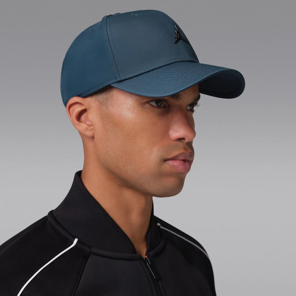 Jordan Rise Cap Structured Curved Bill Metal Jumpman Strapback