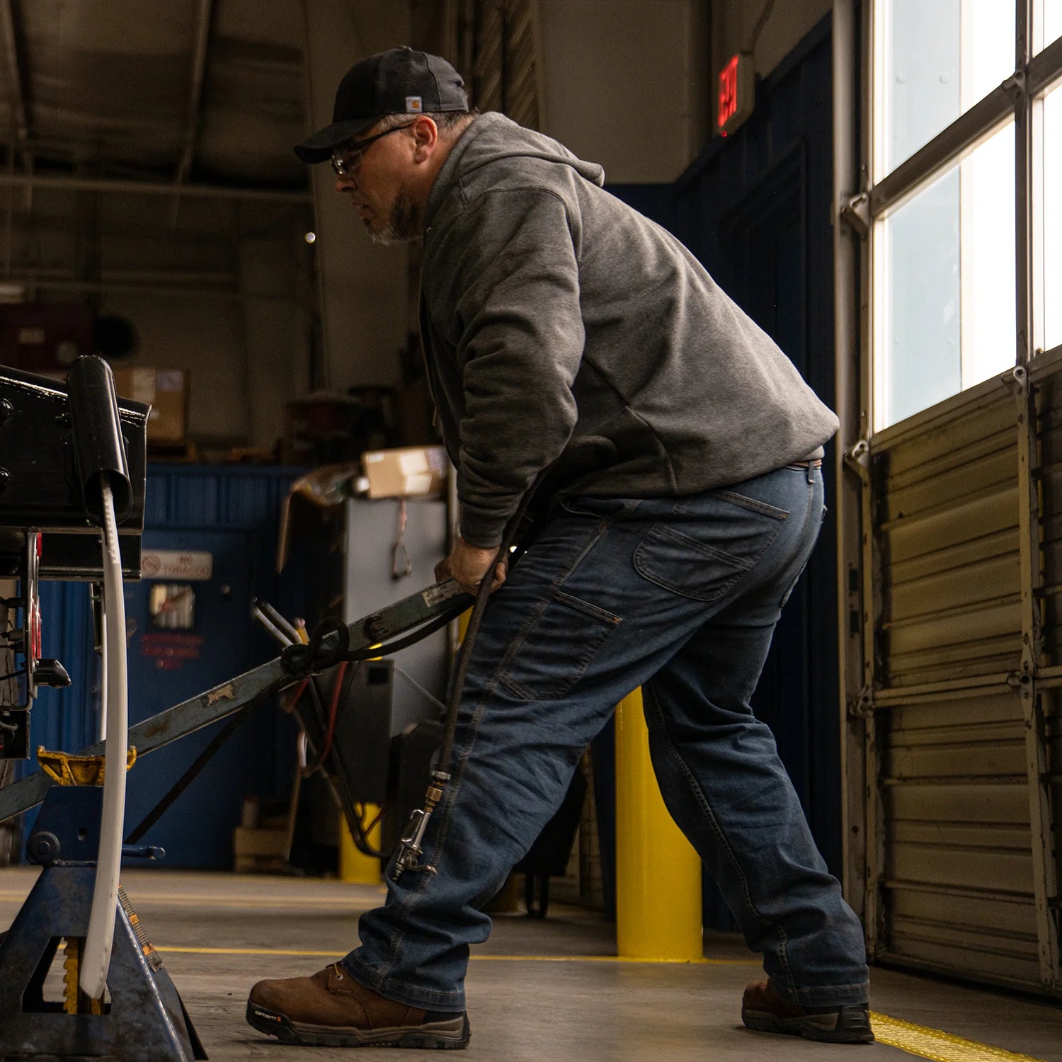 Loose Fit MW FZ Hoodie -Mens