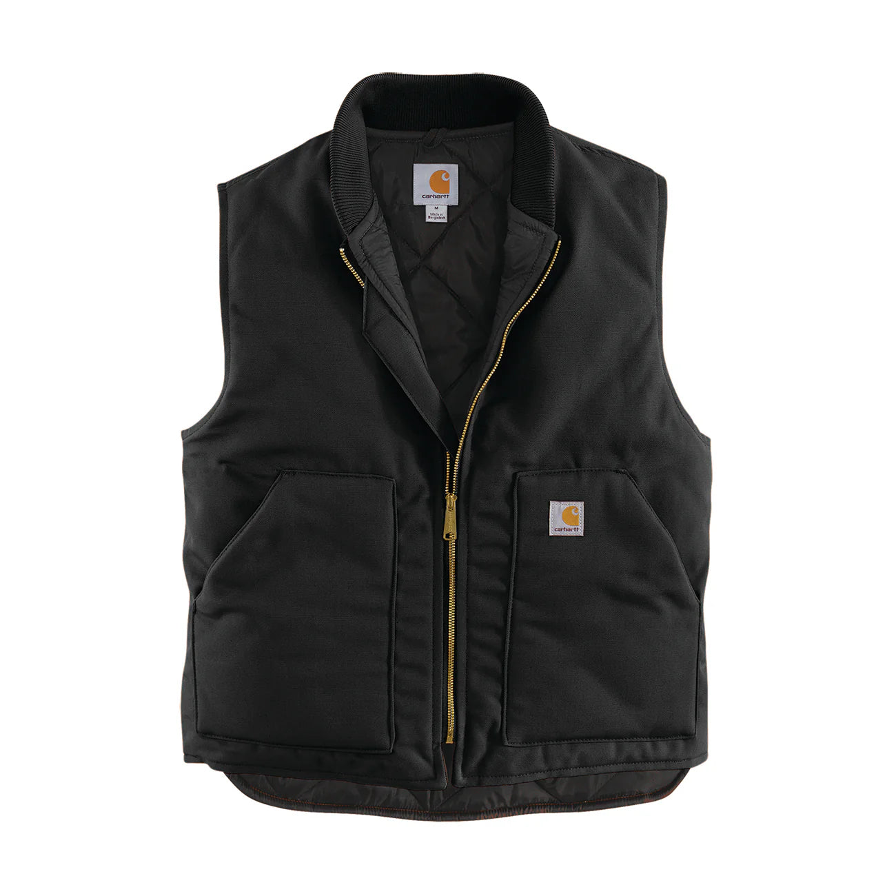 Insulated Vest w/ Rib Collar -Mens