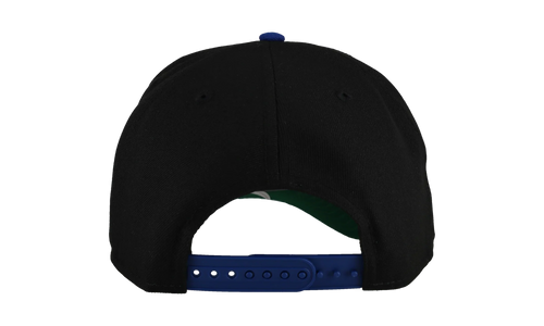 9FIFTY New York Mets 25th Anniversary A Frame Snapback Hat "Black / Blue" NE188