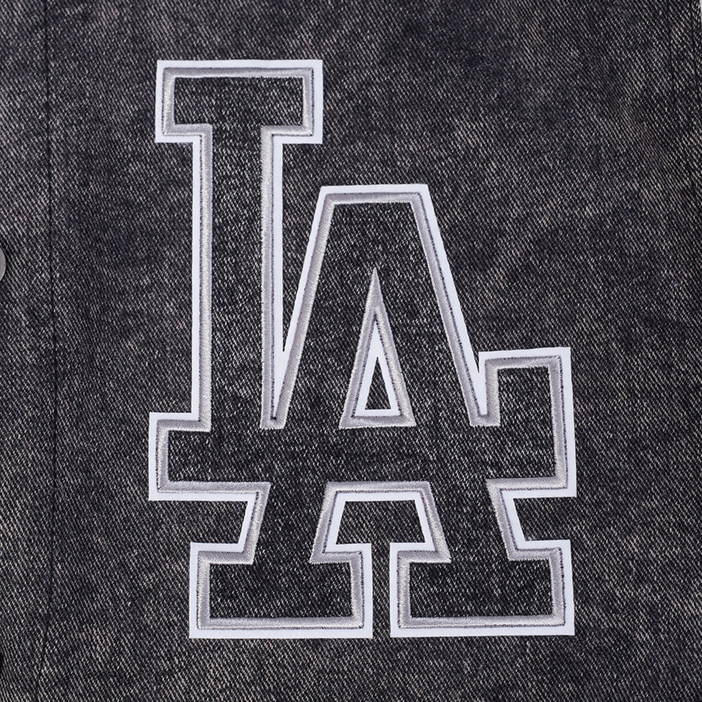 Los Angeles Dodgers Varsity Black Jacket -Mens