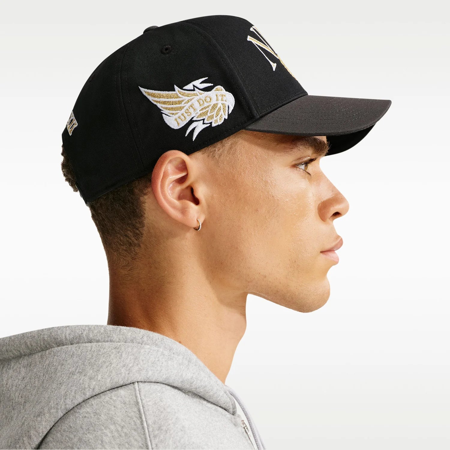 Nike Rise Cap Structured Curved Bill A-Frame Snapback