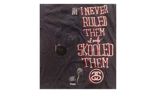 I Never Rule Them tee "Vintage Black" STUS389