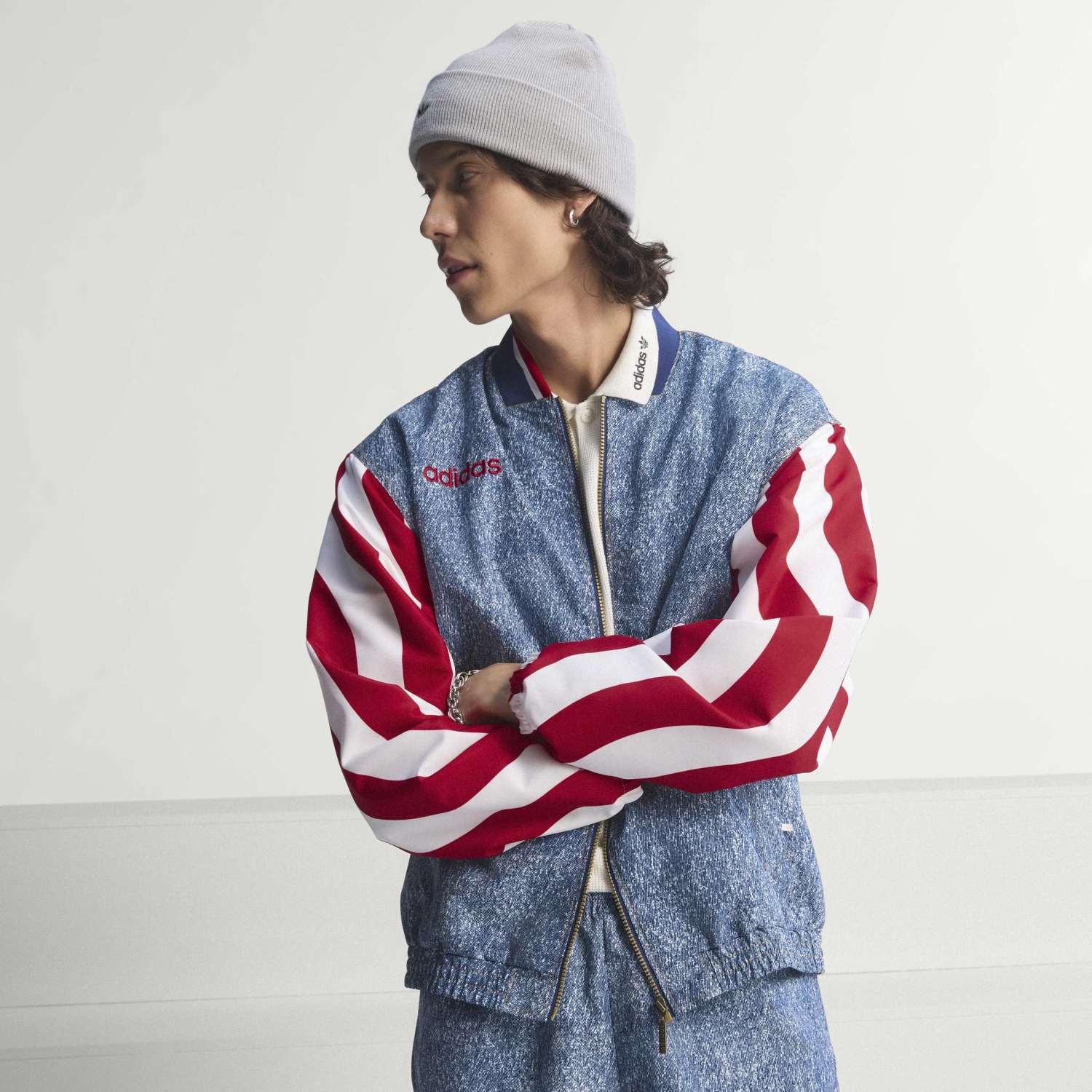 USA 94 Denim Bringback Track Top -Mens