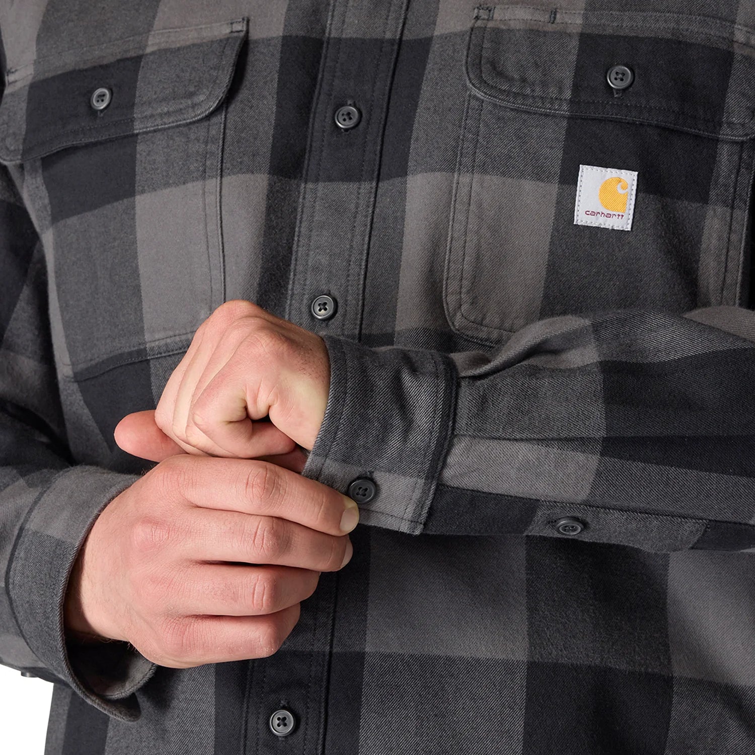HW Loose Plaid Flannel -Mens