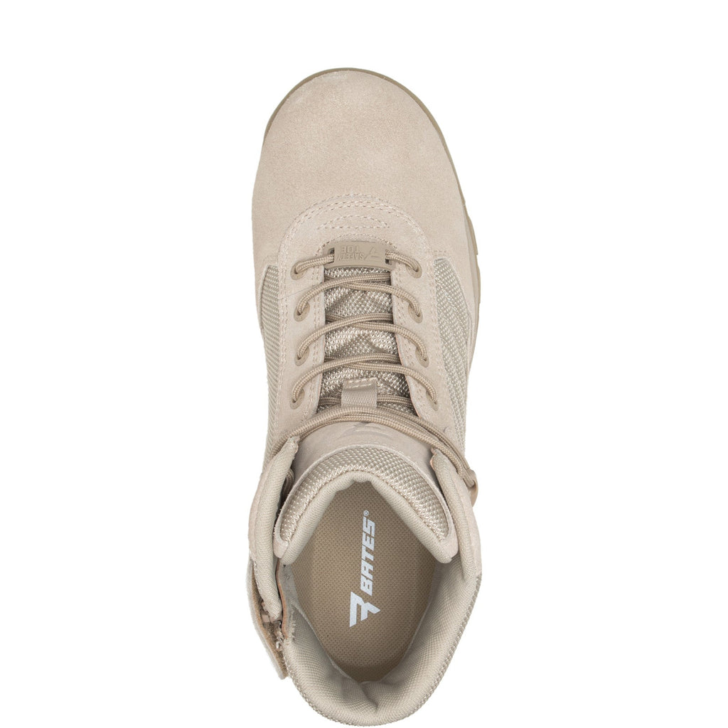 Bates Tactical Sport 2 Mid Side Zip Composite Toe Mens Beige Tactical Boots