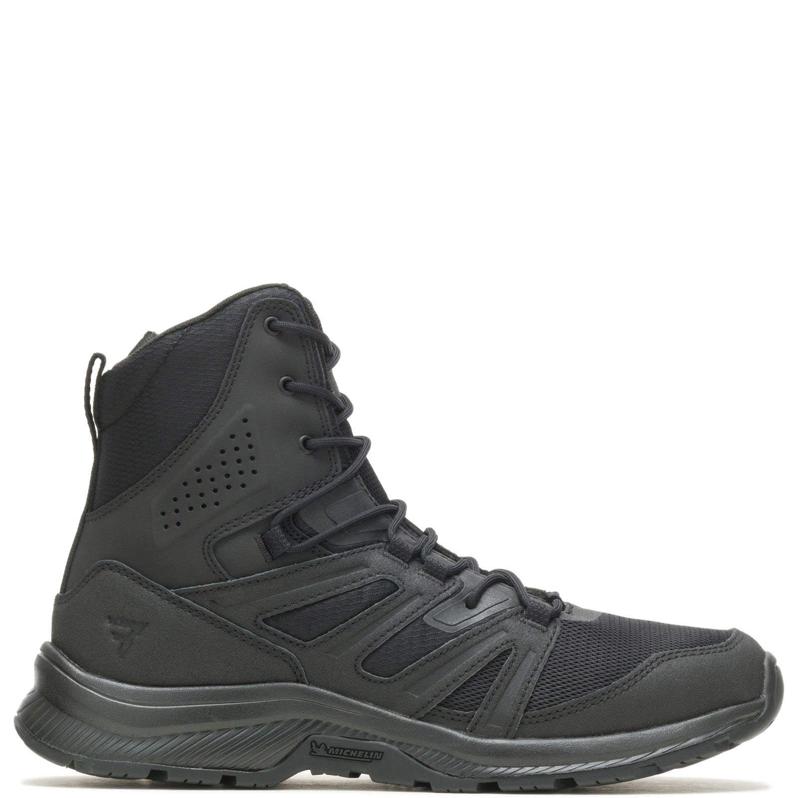 Bates Rallyforce Tall Zip E04160 Mens Black Wide Leather Tactical Boots