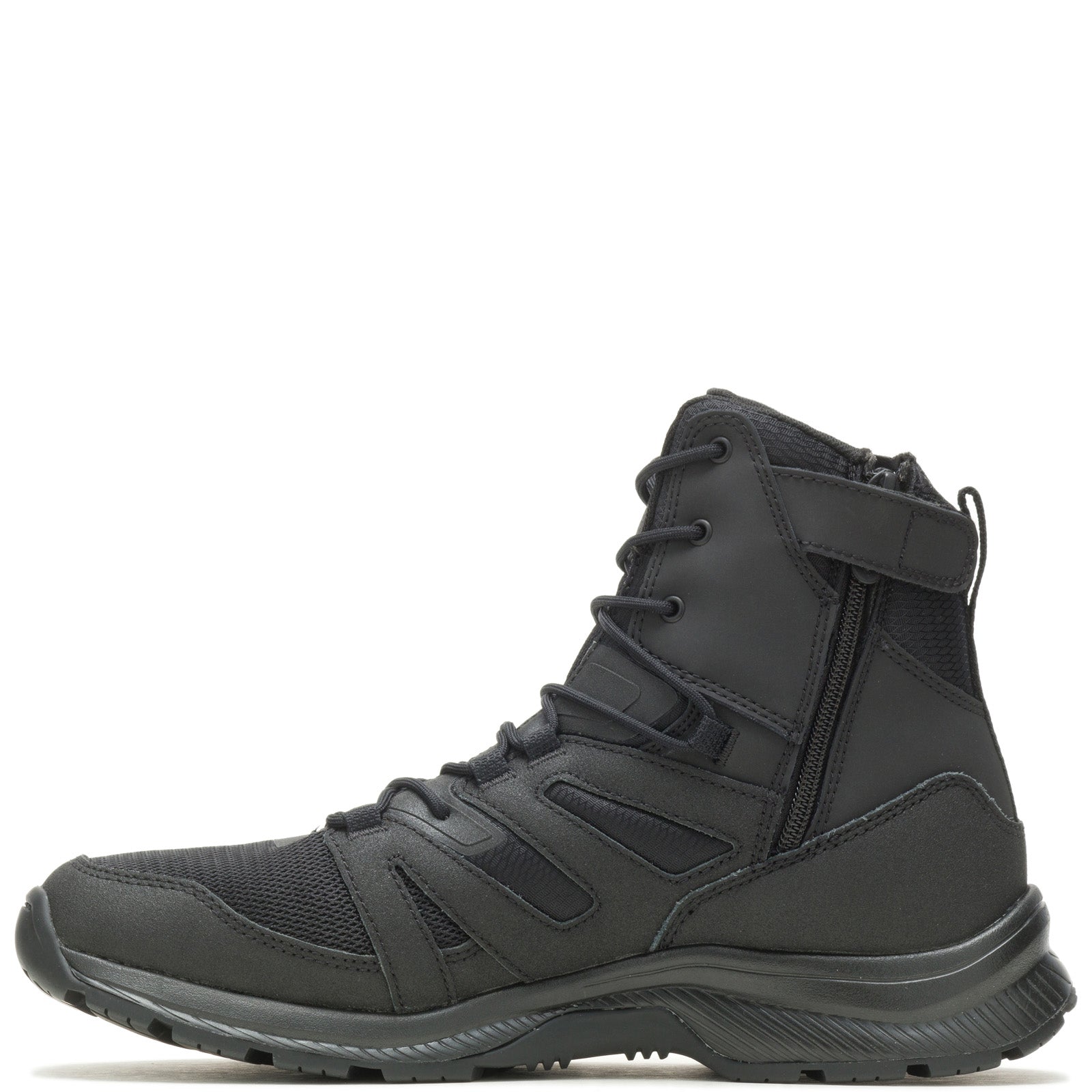 Bates Rallyforce Tall Zip E04160 Mens Black Wide Leather Tactical Boots