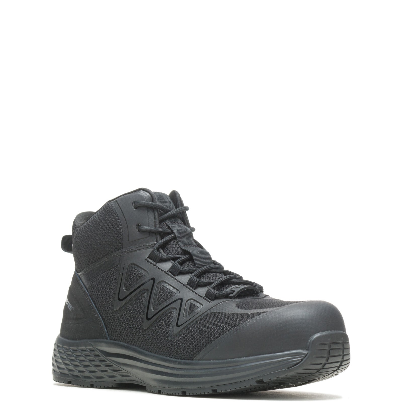 Bates Rush Mid Work Composite Toe E09103 Mens Black Wide Tactical Boots