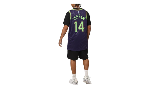 NBA NEW ORLEANS PELICANS 2024-25 SWINGMAN PLAYER JERSEY GS "14 INGRAM - Purple" 9Z2B7BU8P24 PELI