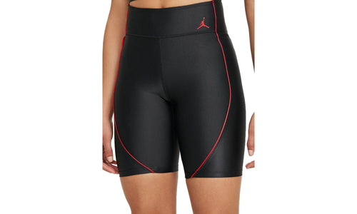 Jordan Essential Bike Shorts WMNS "Black - University Red" DC2177 010