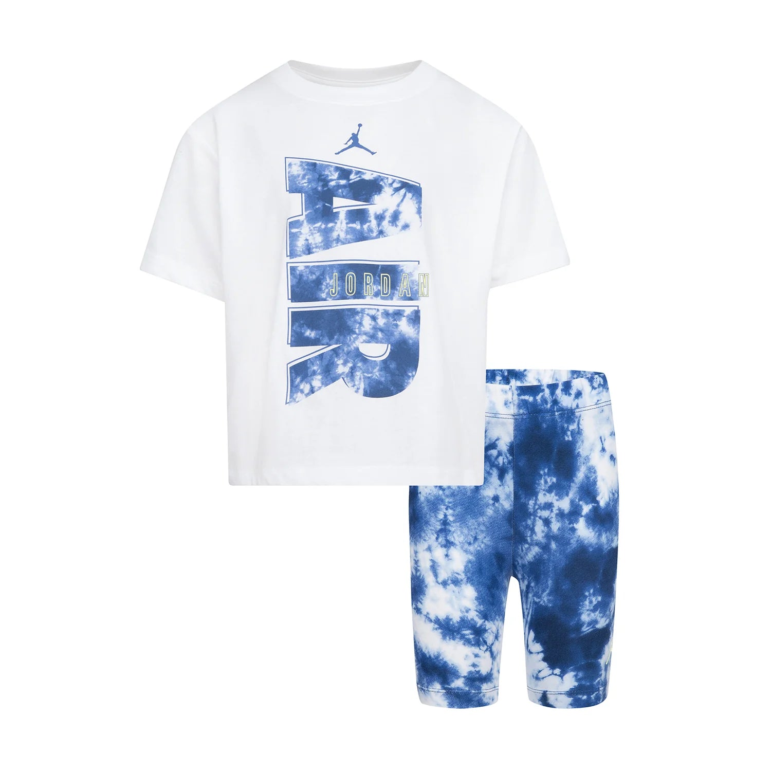 Cloud Dye Bike Short Set - Kids