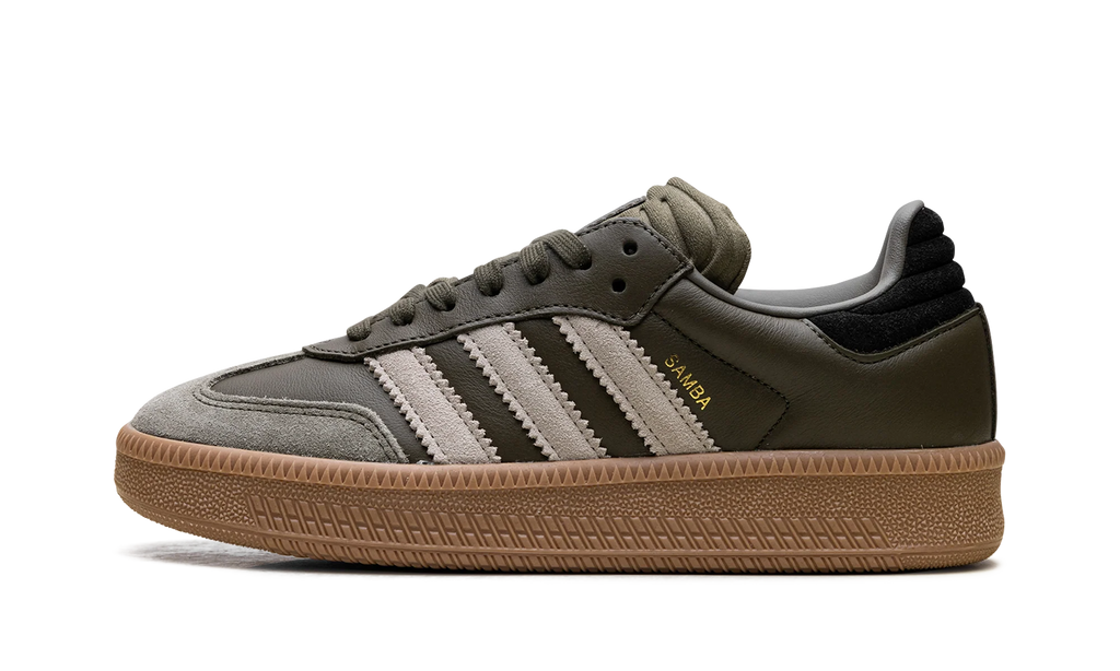 Samba XLG "Olive Strata Wonder Beige Gold Metallic" JQ2387