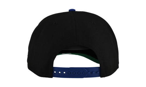 9FIFTY New York Mets 1964 World Series A Frame Snapback Hat "Black / Royal Blue" NE178