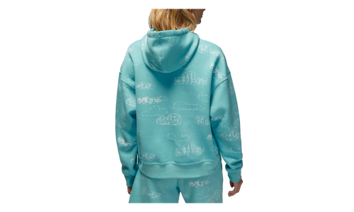 Jordan Artist Series by Parker Duncan Hoodie WMNS "Dark Powder Blue" DZ3381 464