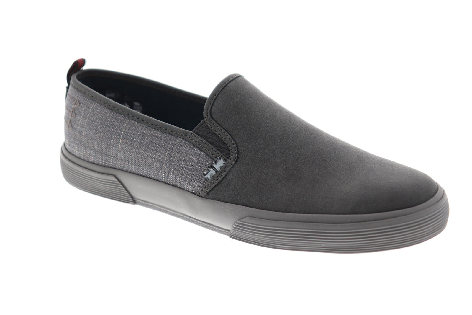 Ben Sherman Bradford Slip On BNM00062 Mens Gray Suede Lifestyle Sneakers Shoes
