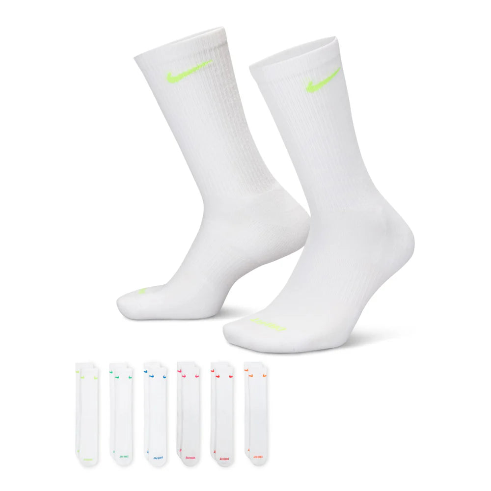 6 Pack Unisex Everyday Plus Cushioned Crew