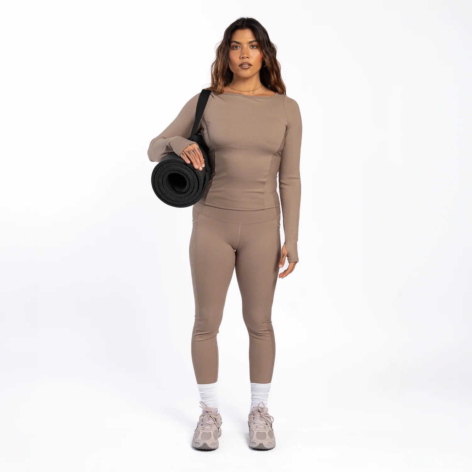Power Ribbed Legging - Womens