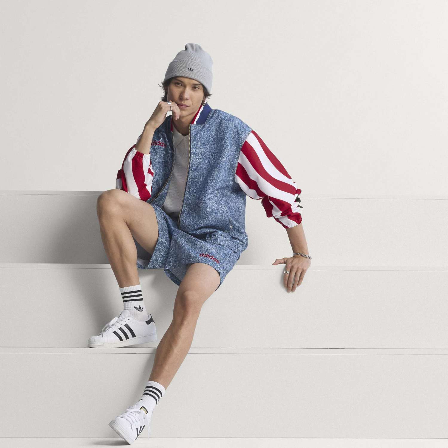 USA 94 Denim Bringback Track Top -Mens